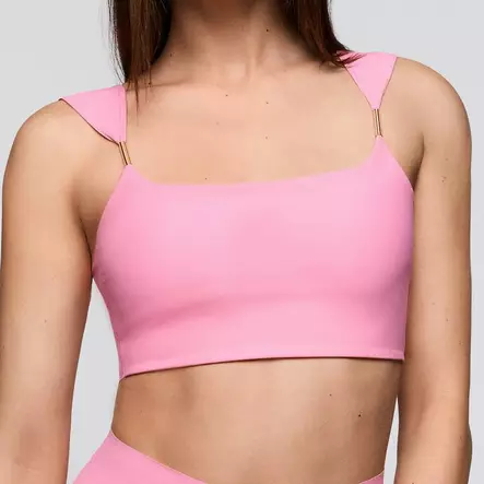 Sarda pinkki, sileä rintaliivitoppi - Bralette - 047657 - 1